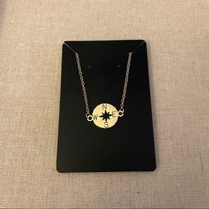 Trendy Gold Compass Necklace